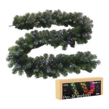 Twinkly - LED RGBW Zatemnitvena božična dekoracija PRE-LIT GARLAND 50xLED 6,2m Wi-Fi