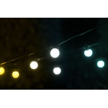 Twinkly - LED Zatemnitvena zunanja Dekorativna veriga FESTOON 20xLED 14m IP44 Wi-Fi