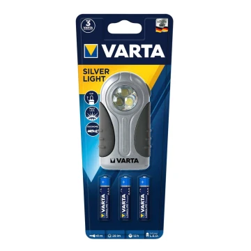 Varta 16647101421 - LED Ročna svetilka SILVER LIGHT LED/3xAAA