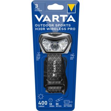 Varta 18650101401 - LED Zatemnitvena polnilna naglavna svetilka OUTDOOR SPORTS LED/5V 1800mAh IPX7