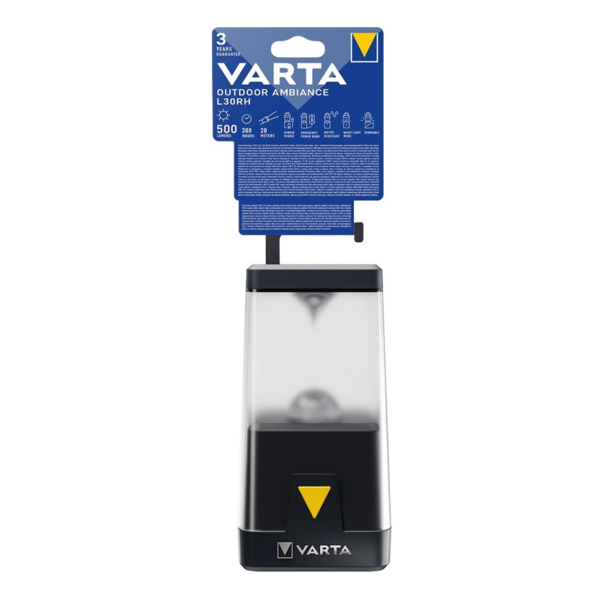 Varta 18666101111 - LED Zatemnitvena svetilka za kampiranje OUTDOOR AMBIANCE LED/3xAA