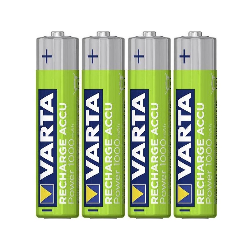 Varta 5703301404 - 4x Polnilna baterija RECHARGE  AAA 1,2V