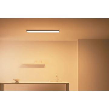 WiZ - LED Zatemnitveni panel SUPERSLIM LED/36W/230V 2700-6500K Wi-Fi črna