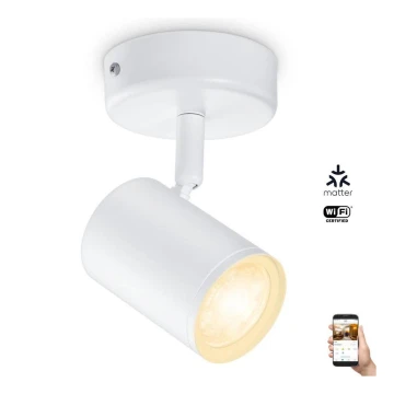 WiZ - LED Zatemnitveni reflektor IMAGEO 1xGU10/4,9W/230V 2700-6500K CRI 90 Wi-Fi bela
