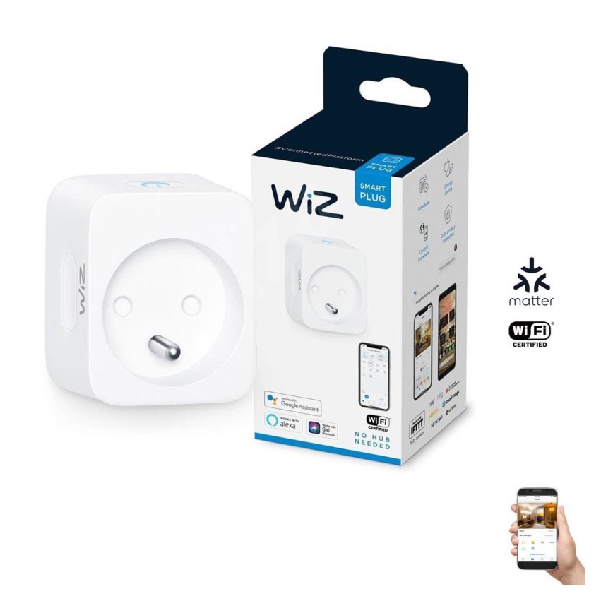 WiZ - Pametna vtičnica E 2300W Wi-Fi