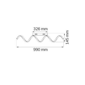 Wofi 9398.01.15.7000 - LED Zatemnitveni lestenec RUSSELL LED/32W/230V