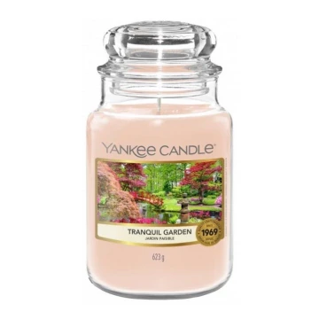 Yankee Candle - Dišeča sveča TRANQUIL GARDEN big 623g 110-150 ur