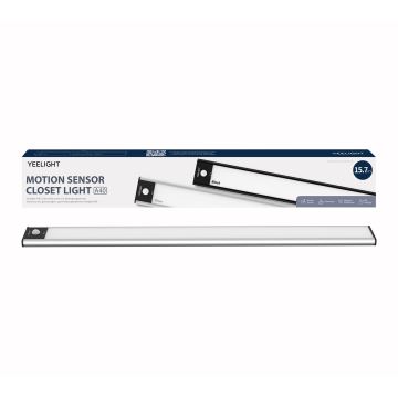Yeelight - LED Zatemnitvena polnilna osvetlitev pohištva s senzorjem LED/2,3W/1500 mAh 4000K 40 cm srebrna