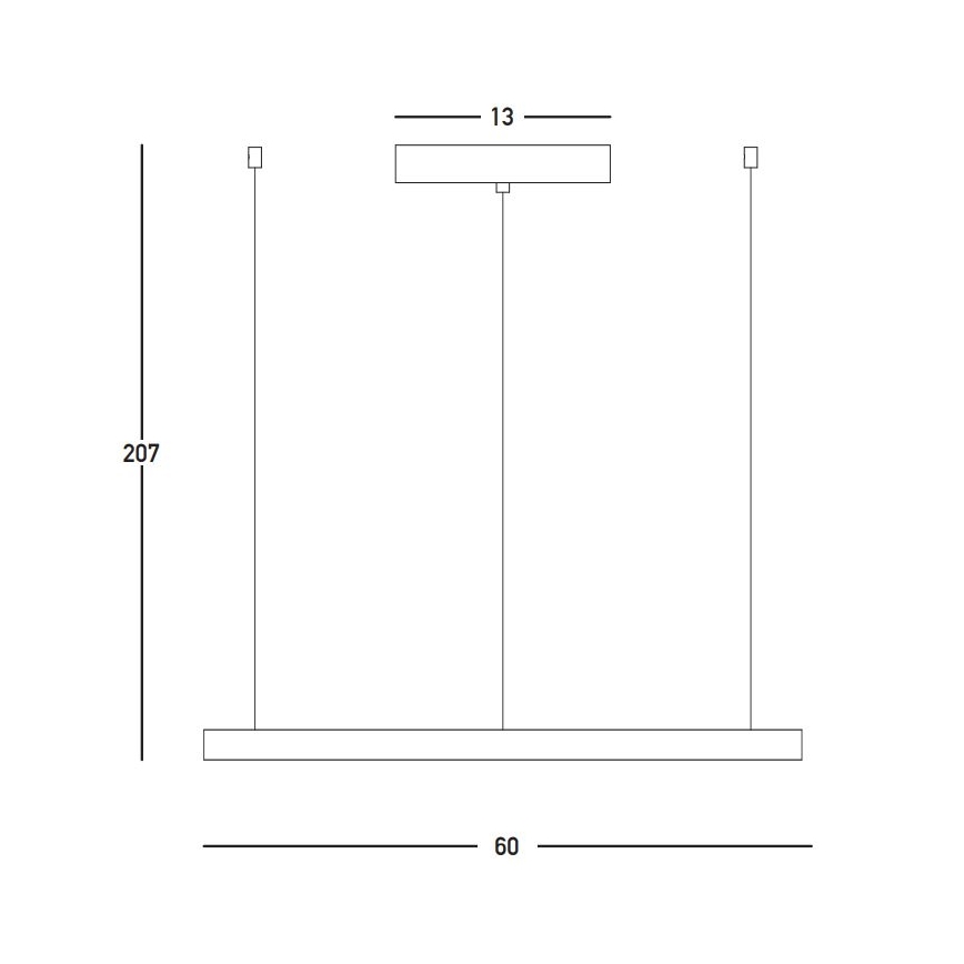 Zambelis 23032 - LED Zatemnitveni lestenec na vrvici LED/28W/230V 3000K pr. 60 cm zlata