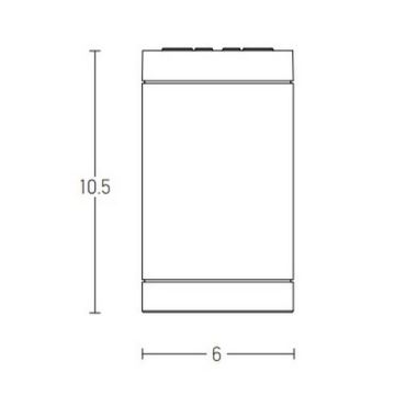 Zambelis E220 - Zunanji reflektor 1xGU10/7W/230V IP54 bela