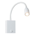 Zambelis H33 - LED Fleksibilna mala svetilka LED/3W/230V bela