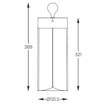 Zuma Line - LED Zatemnitvena polnilna namizna svetilka LED/1,2W/230V siva IP54