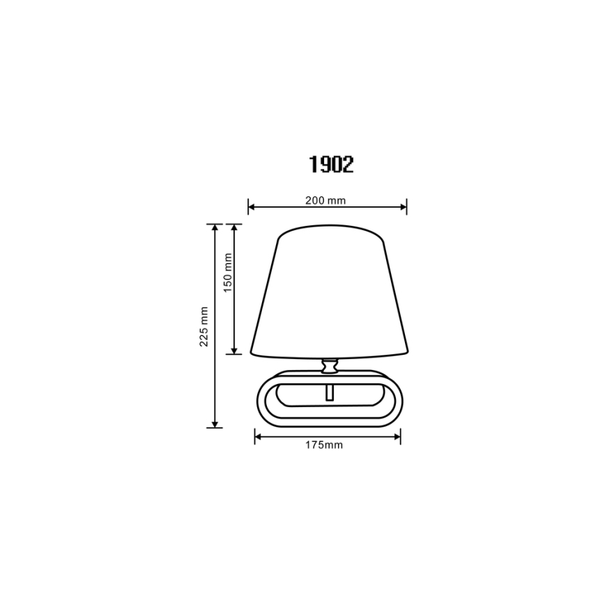 Zuma Line 2529-000-200-000-0113 - Namizna svetilka 1xE14/40W/230V bambus/bela