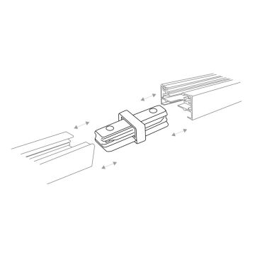 Zuma Line - Reflektor za tračni sistem 6xGU10/10W/230V bela + tračni dodatki