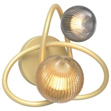 Zuma Line - Stenska svetilka 2xG9/3,5W/230V zlata