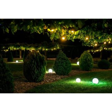 Zunanja dekorativna svetilka GARDEN BALL 1xE27/40W/230V IP65 d. 28 cm