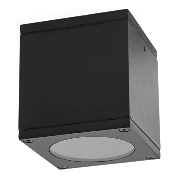 Zunanji reflektor 1xGU10/35W/230V IP54 kvadraten črna