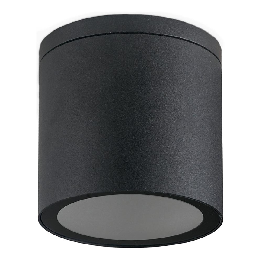 Zunanji reflektor 1xGU10/35W/230V IP54 okrogla črna